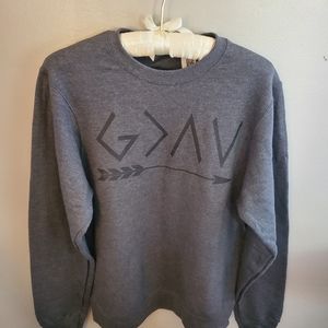 God is greater sweatshirt size small